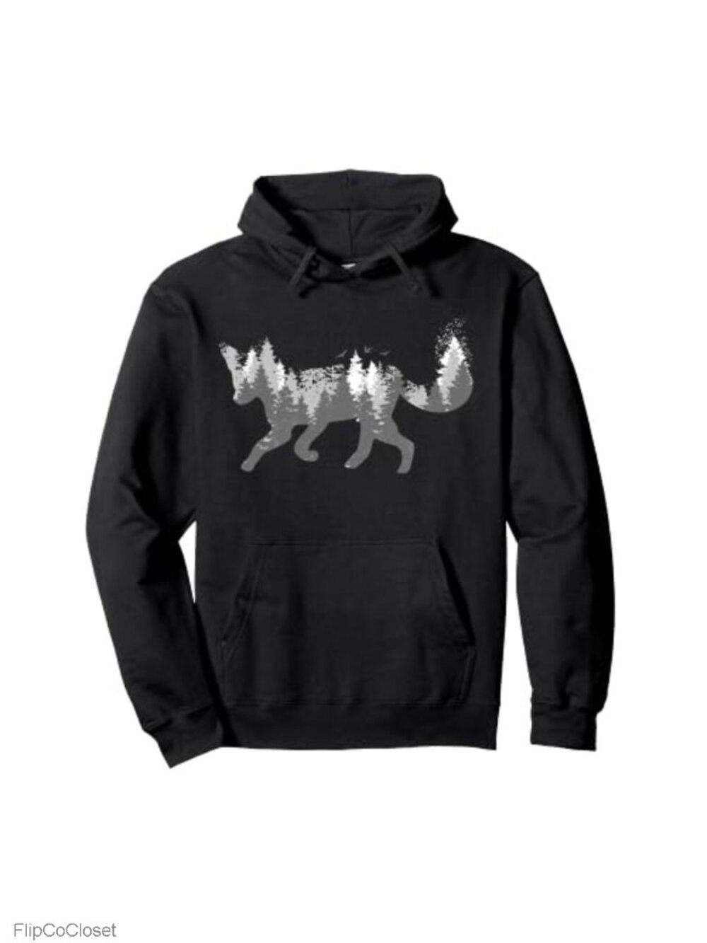 Fox Nature Outdoor Hiking Camping Pullover Hoodie